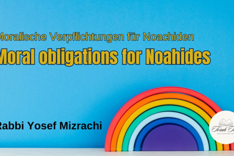 Rabbi Yosef Mizrachi: Moralische Verpflichtung / Moral obligation