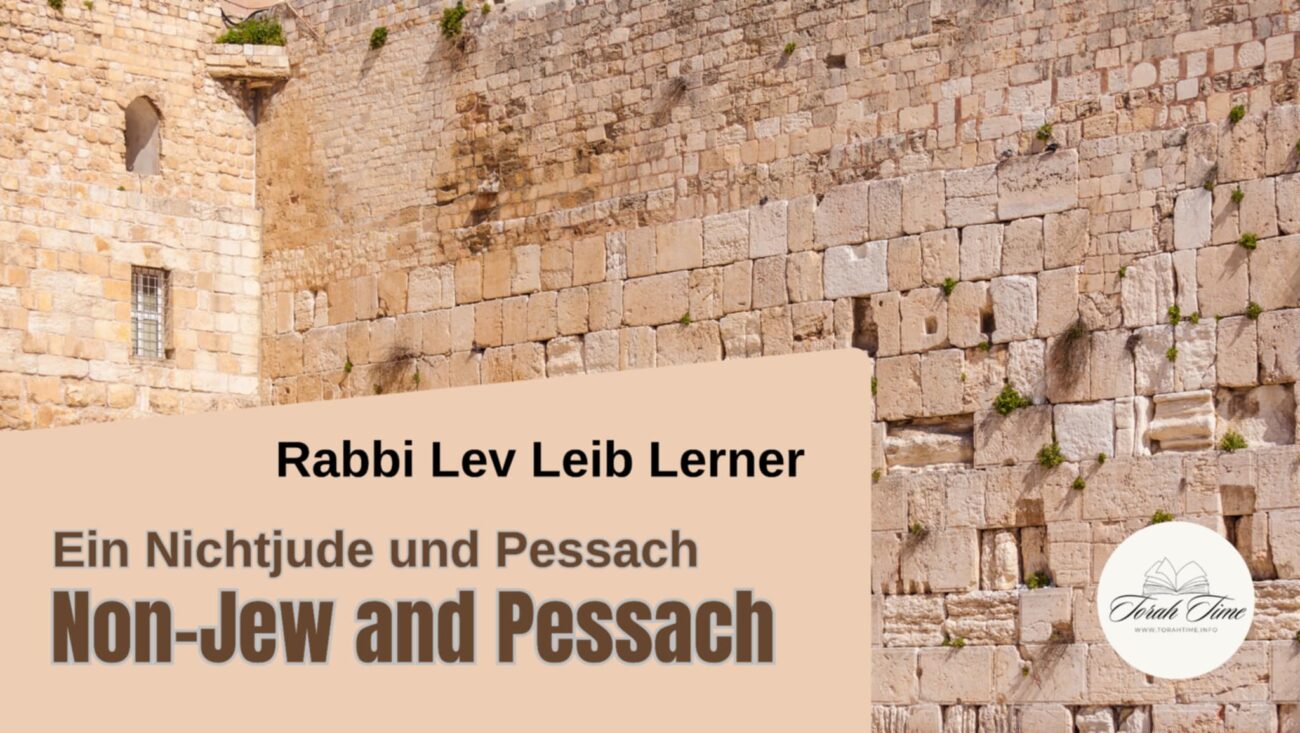 Ein Nichtjude und Pessach