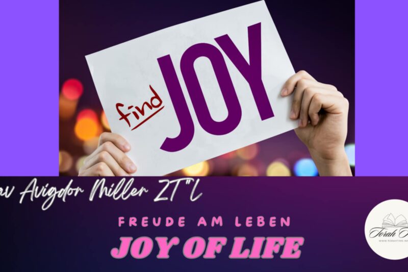 Rav Avigdor Miller: Freude am Leben / Joy of life
