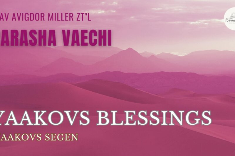 Yaakovs Segen / Yaakov’s Blessing