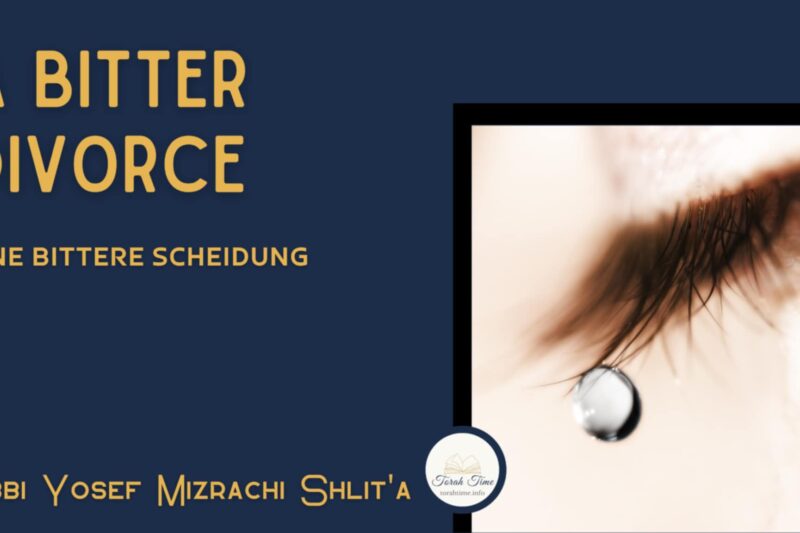 Eine bittere Scheidung / A bitter divorce
