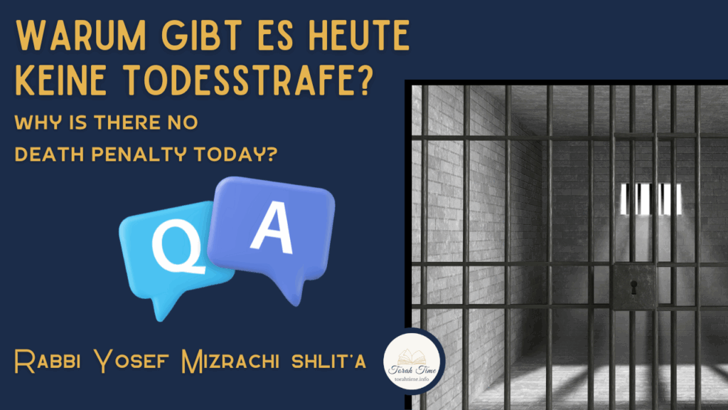 Warum gibt es heute keine Todesstrafe?