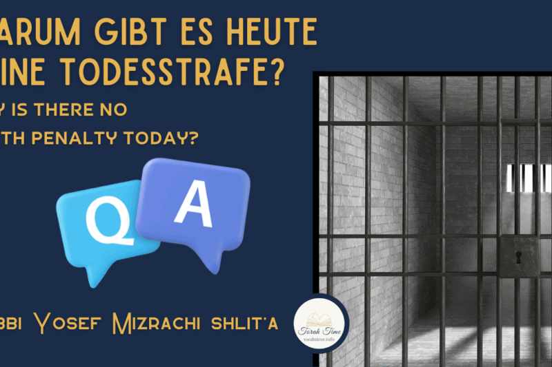 Warum gibt es heute keine Todesstrafe?