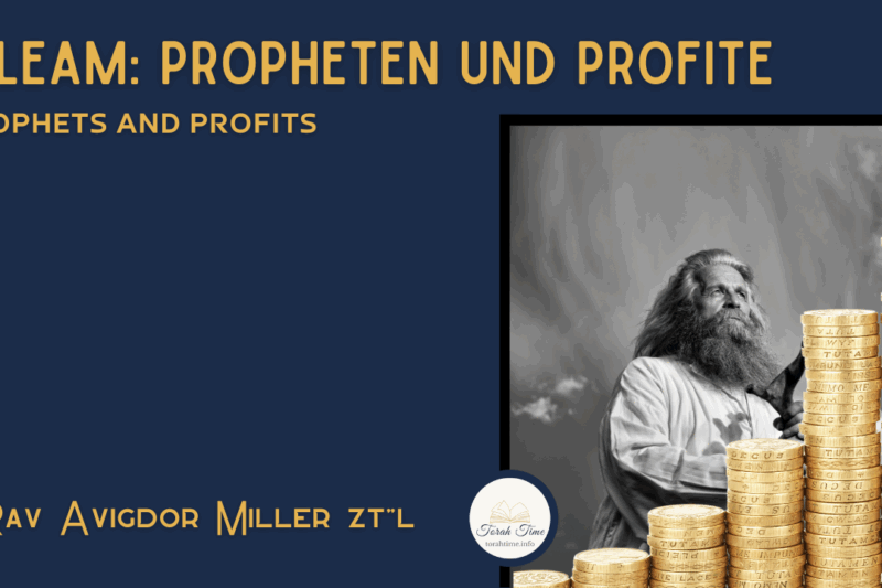 Bileam: Propheten und Profite / Prophets and profits
