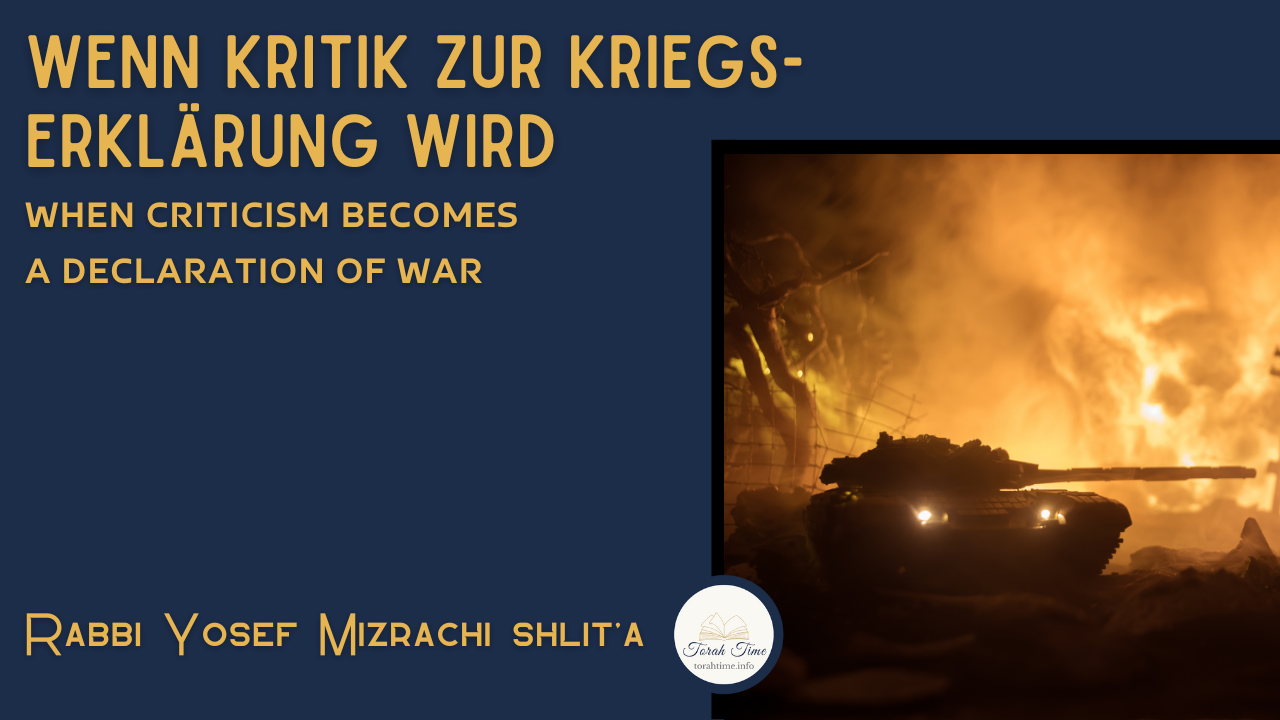 Wenn Kritik zur Kriegserklärung wird